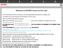 Tablet Screenshot of ahyba.org